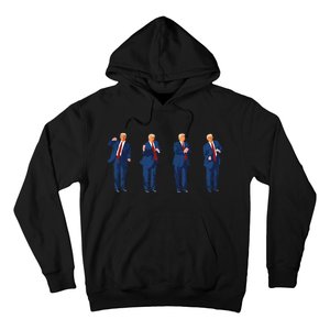 Trump Dance 4th Of July Trump 2025 Gift Hoodie