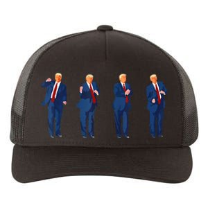 Trump Dance 4th Of July Trump 2024 Yupoong Adult 5-Panel Trucker Hat