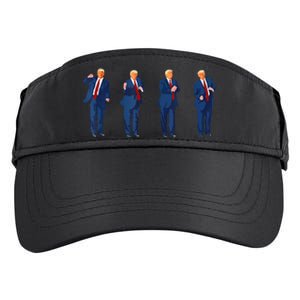 Trump Dance 4th Of July Trump 2024 Adult Drive Performance Visor