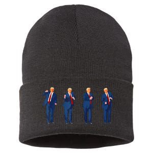 Trump Dance 4th Of July Trump 2024 Sustainable Knit Beanie