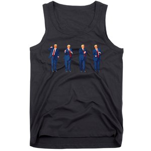 Trump Dance 4th Of July Trump 2024 Tank Top