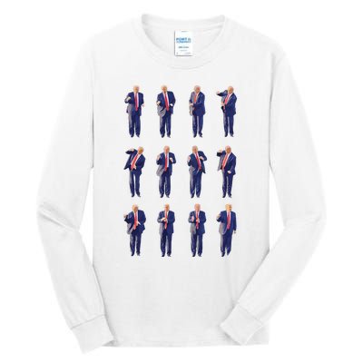 Trump Dance 4547 Dance Trump Fix America Again 2024 Tall Long Sleeve T-Shirt