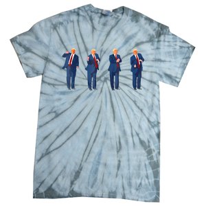 Trump Dance 4th Of July Trump 2024 Tie-Dye T-Shirt