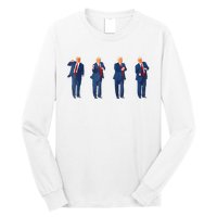 Trump Dance 4th Of July Trump 2024 Long Sleeve Shirt