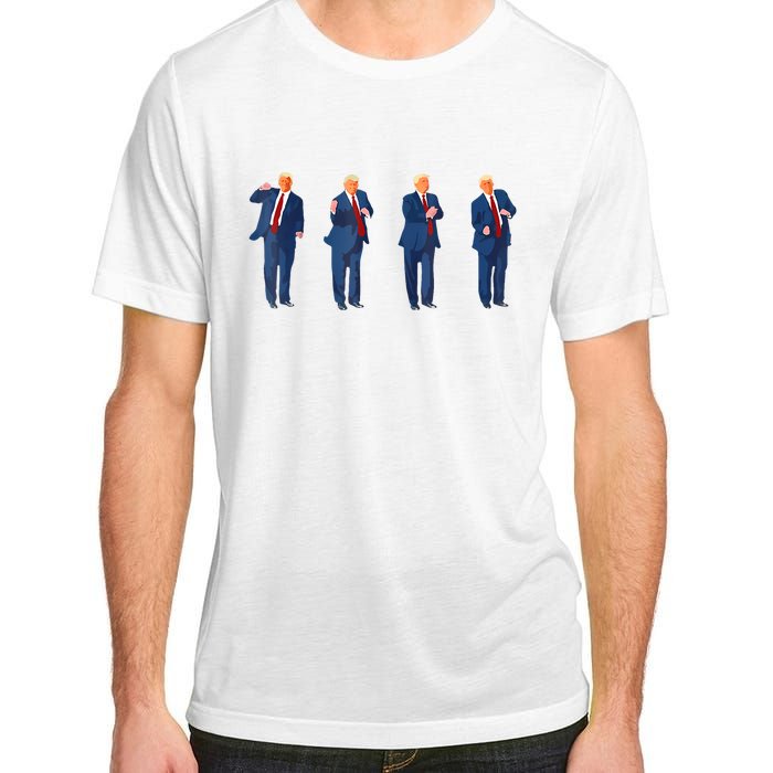 Trump Dance 4th Of July Trump 2024 Adult ChromaSoft Performance T-Shirt