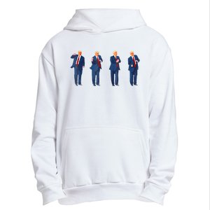 Trump Dance 4th Of July Trump 2024 Urban Pullover Hoodie