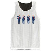 Trump Dance 4th Of July Trump 2024 Mesh Reversible Basketball Jersey Tank