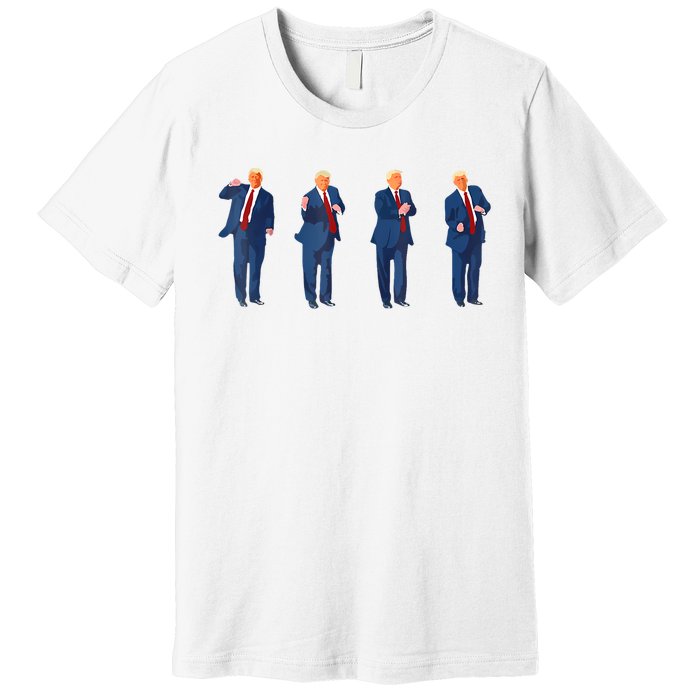 Trump Dance 4th Of July Trump 2024 Premium T-Shirt