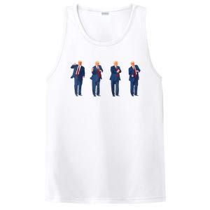 Trump Dance 4th Of July Trump 2024 PosiCharge Competitor Tank