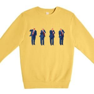 Trump Dance 4th Of July Trump 2024 Premium Crewneck Sweatshirt