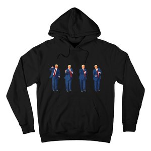 Trump Dance 4th Of July Trump 2024 Hoodie