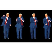 Trump Dance 4th Of July Trump 2024 Bumper Sticker