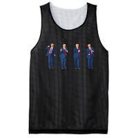 Trump Dance 4th Of July Trump 2024 Mesh Reversible Basketball Jersey Tank