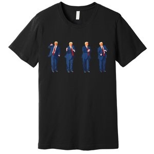 Trump Dance 4th Of July Trump 2024 Premium T-Shirt