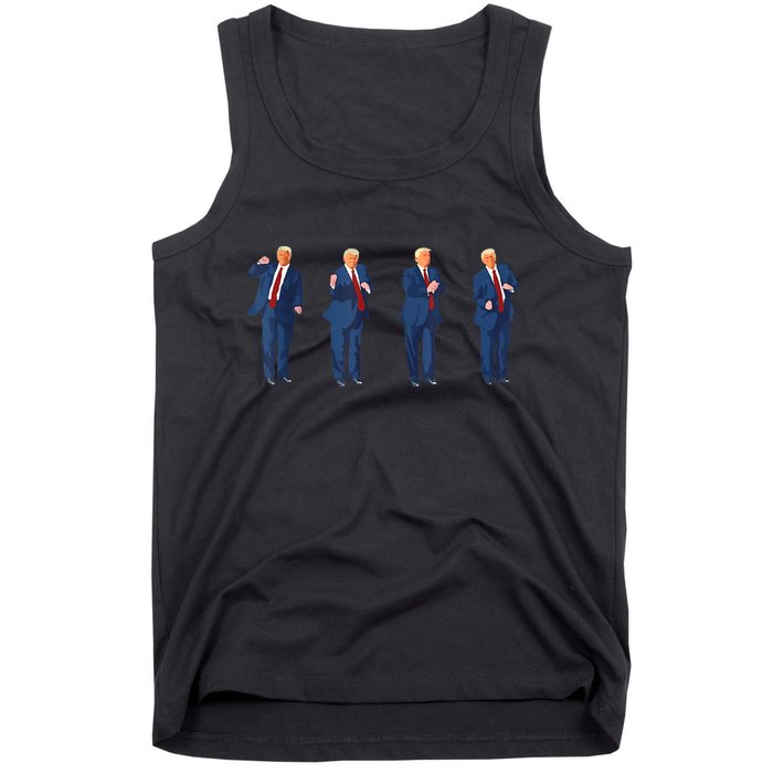 Trump Dance 4th Of July Trump 2024 Tank Top