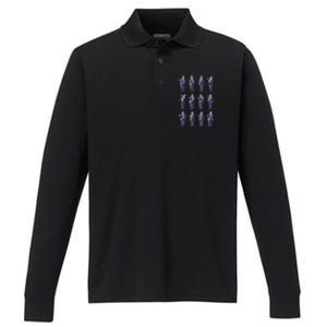 Trump Dance 4547 Dance Trump Fix America Again 2024 Great Gift Performance Long Sleeve Polo