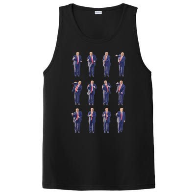 Trump Dance 4547 Dance Trump Fix America Again 2024 Great Gift PosiCharge Competitor Tank