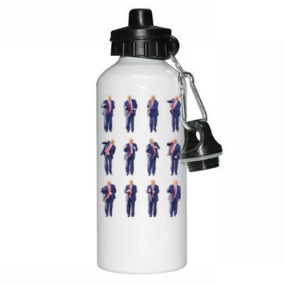 Trump Dance 4547 Dance Trump Fix America Again 2024 Great Gift Aluminum Water Bottle