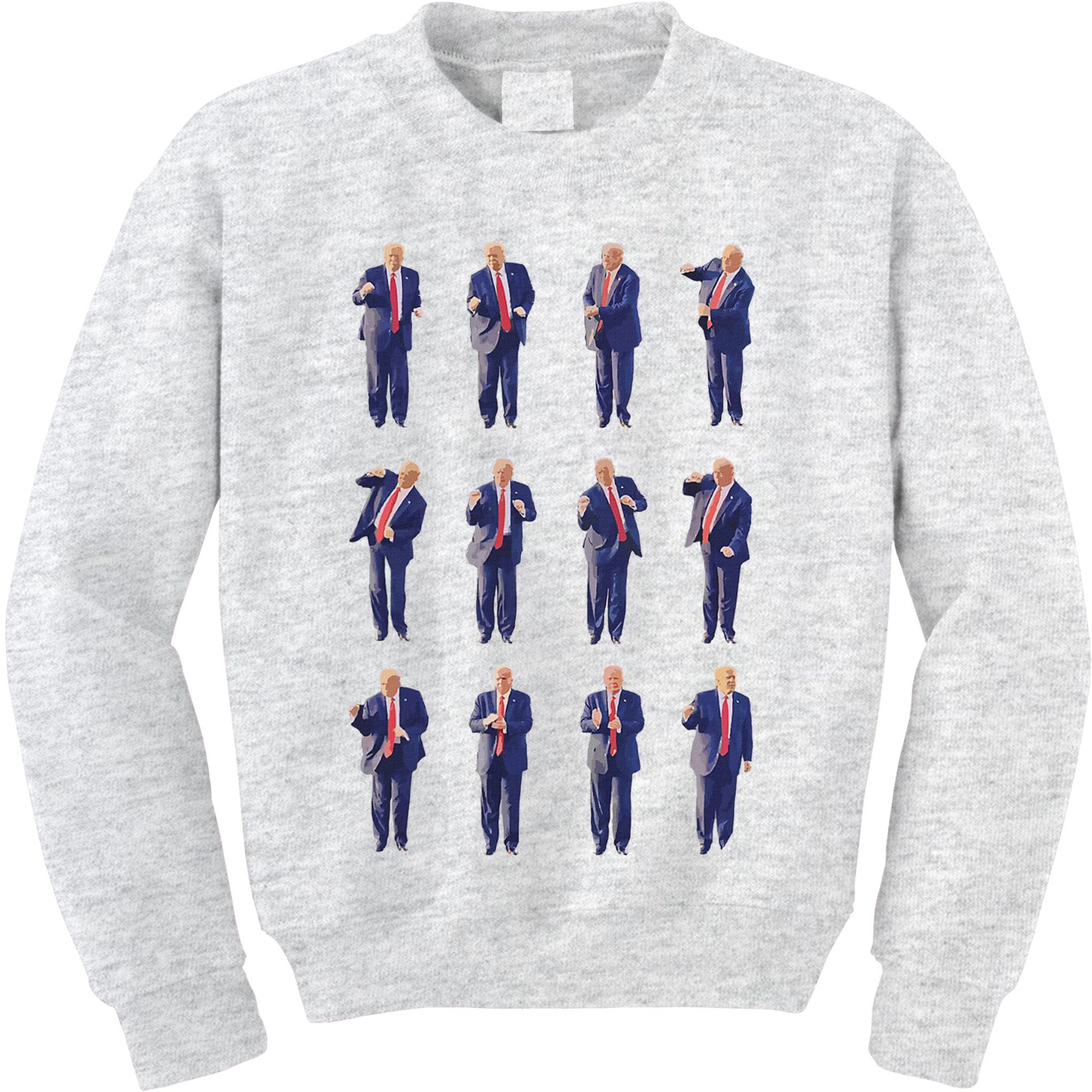 Trump Dance 45/47 Fix America Again 2024 Design Kids Sweatshirt