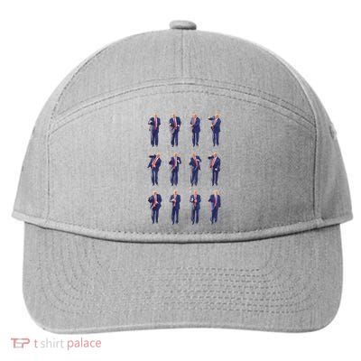 Trump Dance 45/47 Fix America Again 2024 Design 7-Panel Snapback Hat