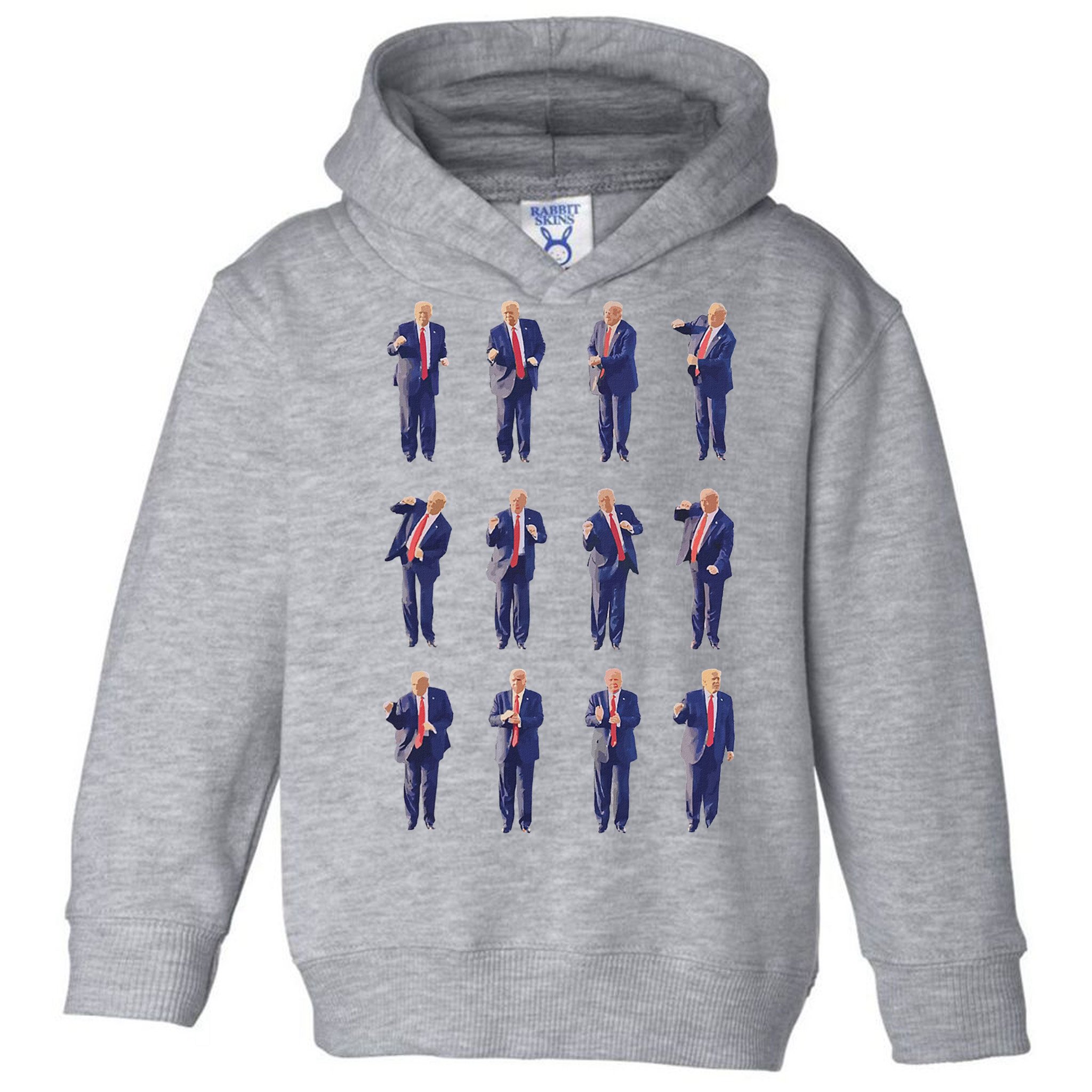Trump Dance 45/47 Fix America Again 2024 Design Toddler Hoodie