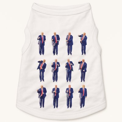 Trump Dance 45/47 Fix America Again 2024 Design Doggie Tank