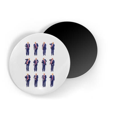 Trump Dance 45/47 Fix America Again 2024 Design Magnet