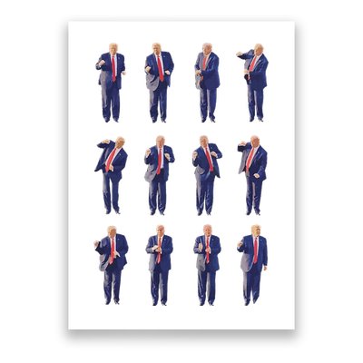Trump Dance 45/47 Fix America Again 2024 Design Poster