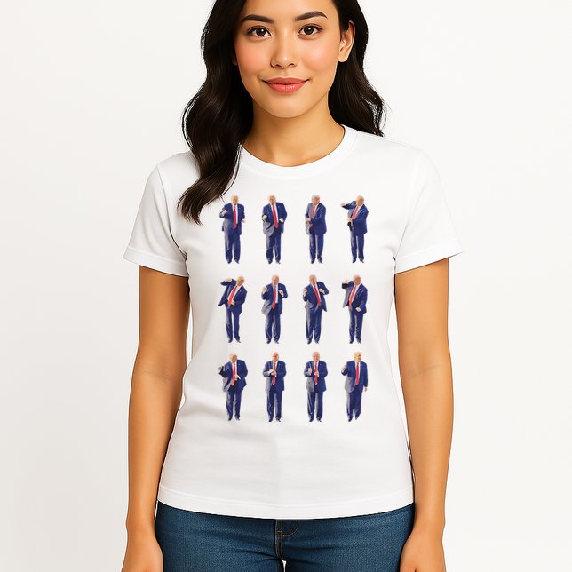 Trump Dance 45/47 Fix America Again 2024 Design Womens T-Shirt