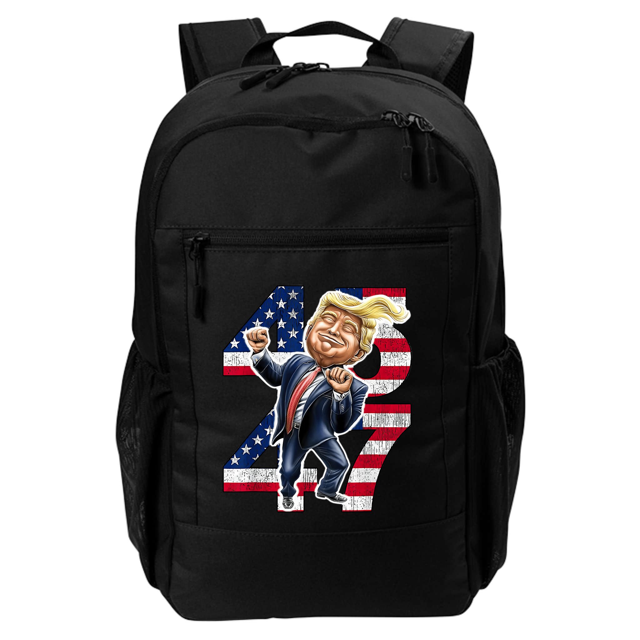 Trump Dance 45 47 American Flag Trump 2024 Backpack