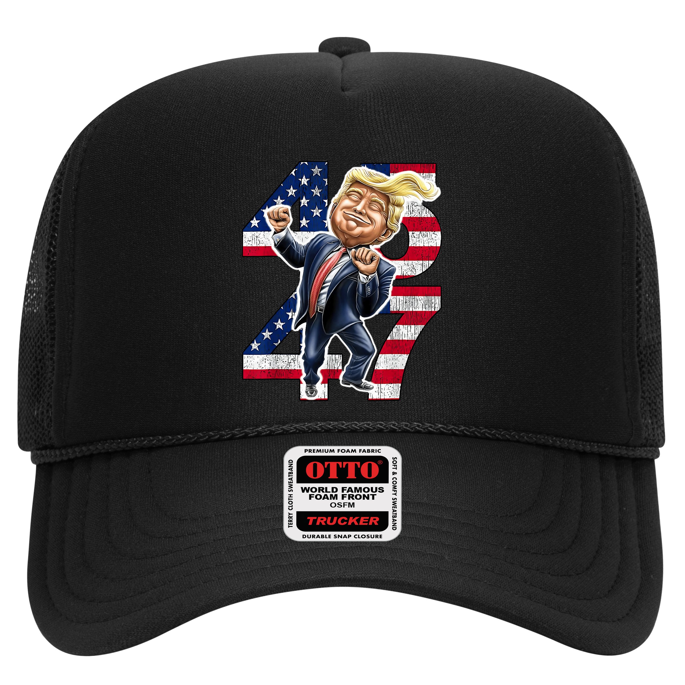 Trump Dance 45 47 American Flag Trump 2024 Hat