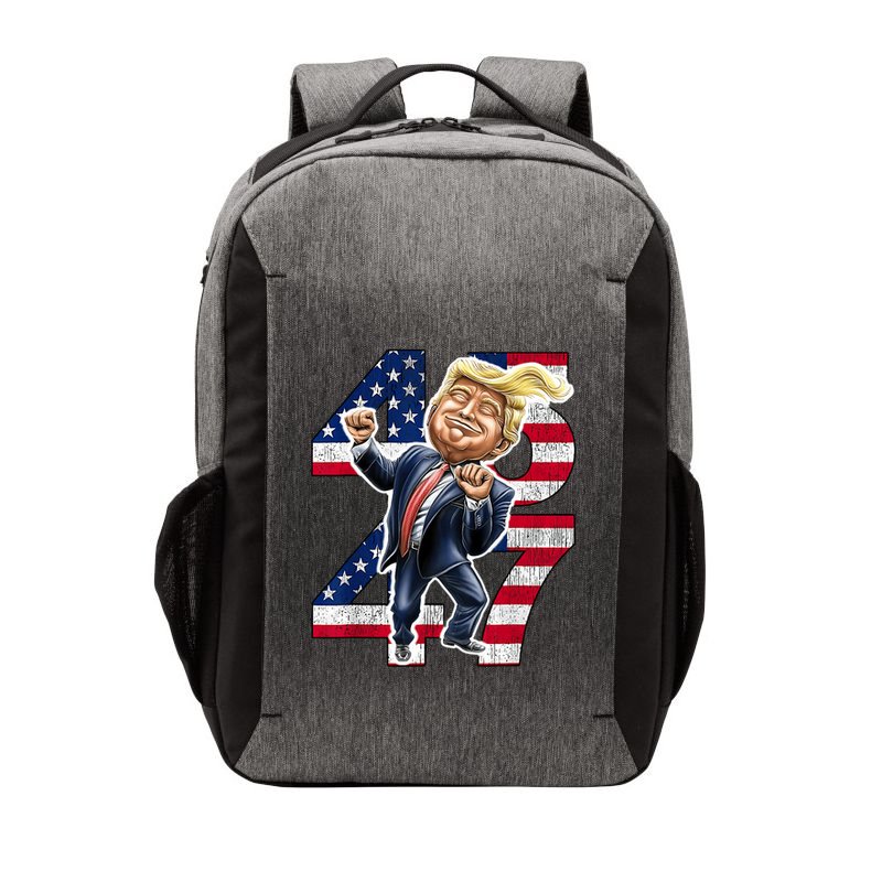 Trump Dance 45 47 American Flag Trump 2024 Vector Backpack