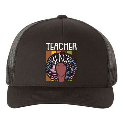 Thanksgiving Day Afro Queen Celebrating Black History Yupoong Adult 5-Panel Trucker Hat