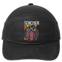 Thanksgiving Day Afro Queen Celebrating Black History 7-Panel Snapback Hat