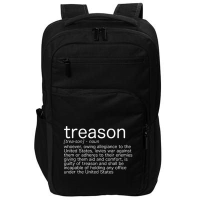 Treason Definition Anti Trump Treason Impact Tech Backpack