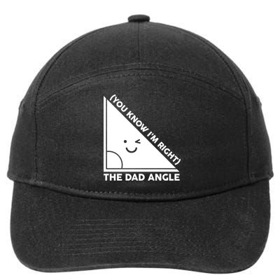 The Dad Angle You Know I'm Right Matching Family Shirts 7-Panel Snapback Hat