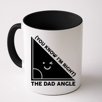 The Dad Angle You Know I'm Right Matching Family Shirts Mug