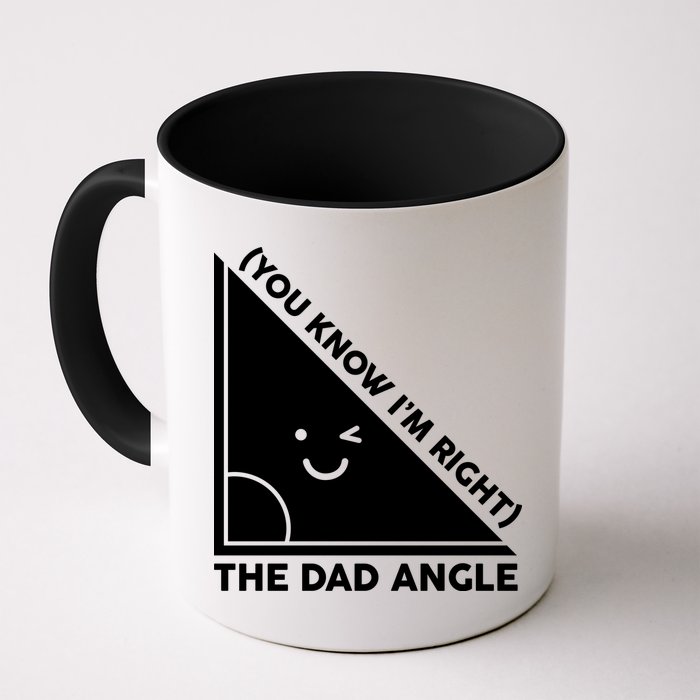 The Dad Angle You Know I'm Right Matching Family Shirts Mug