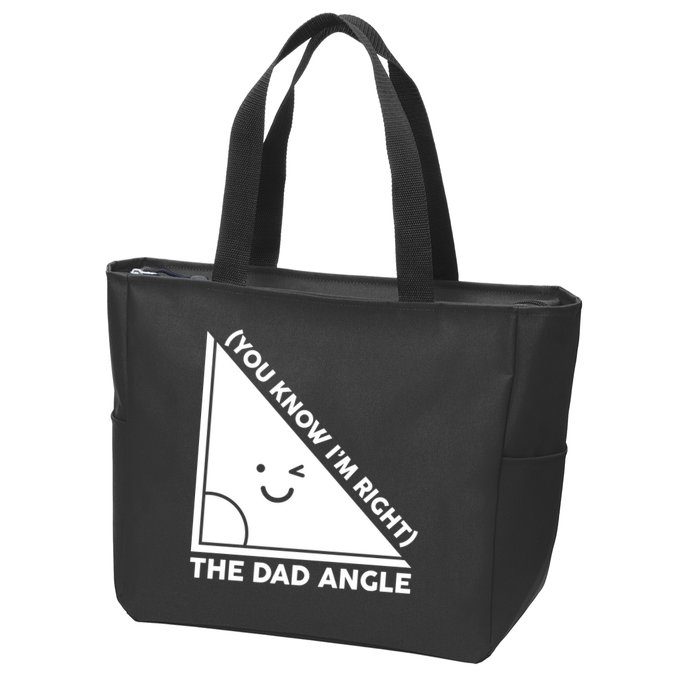 The Dad Angle You Know I'm Right Matching Family Shirts Zip Tote Bag