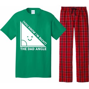 The Dad Angle You Know I'm Right Matching Family Shirts Pajama Set