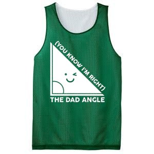 The Dad Angle You Know I'm Right Matching Family Shirts Mesh Reversible Basketball Jersey Tank