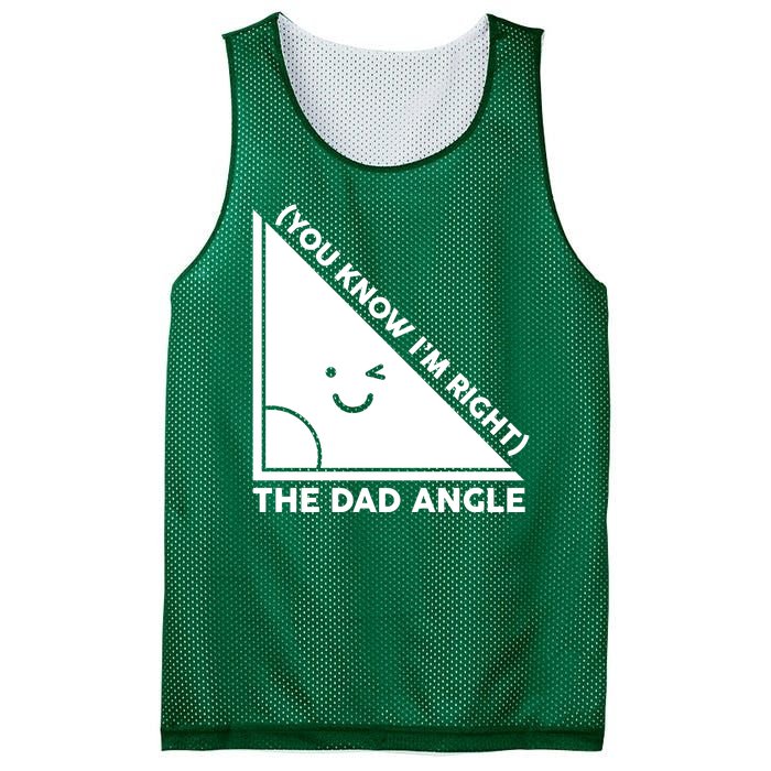 The Dad Angle You Know I'm Right Matching Family Shirts Mesh Reversible Basketball Jersey Tank