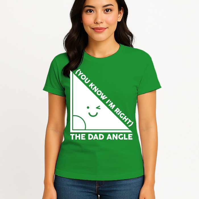 The Dad Angle You Know I'm Right Matching Family Shirts Womens T-Shirt