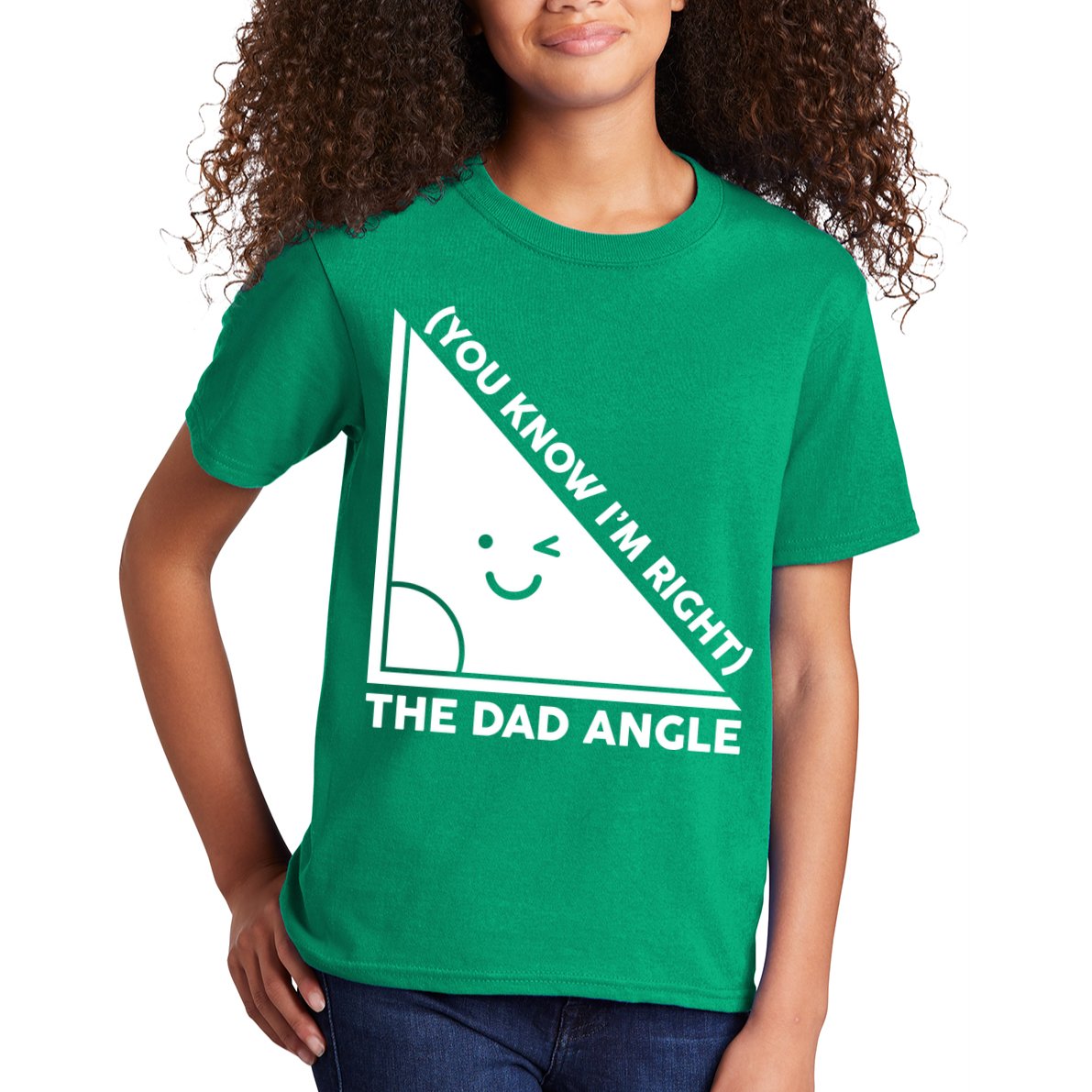 The Dad Angle You Know I'm Right Matching Family Shirts Kids T-Shirt