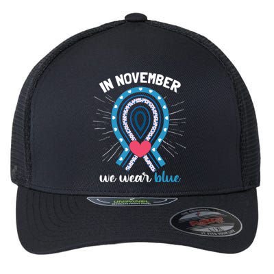 T1d Diabetes Awareness Cute Gift Flexfit Unipanel Trucker Cap