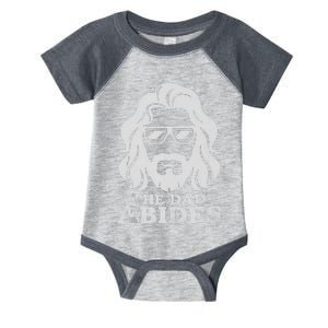 The Dad Abides Fathers Day And Daddy Birthday Infant Baby Jersey Bodysuit