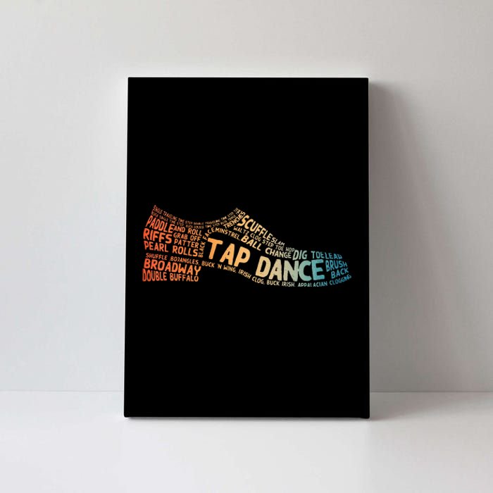 Tap Dancer Art Dance Teacher Tap Dancing Canvas