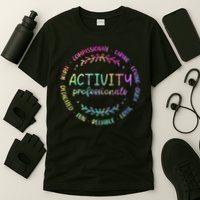 Tie Dye Activity Professionals Assistant Squad Team Week T-Shirt