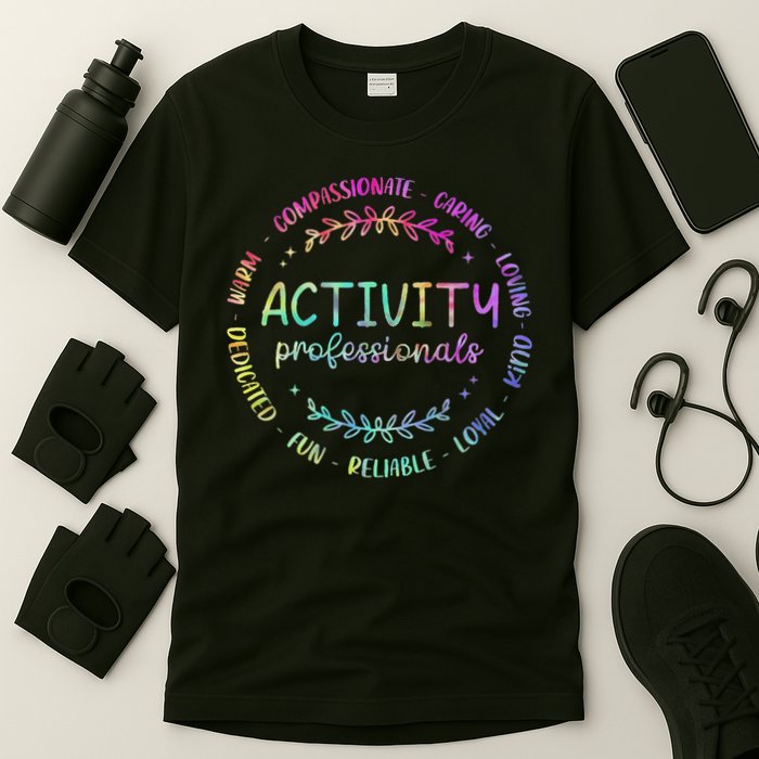 Tie Dye Activity Professionals Assistant Squad Team Week T-Shirt