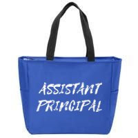 Teacher's Day Appreciation Funny Assistant Principal Gift Zip Tote Bag